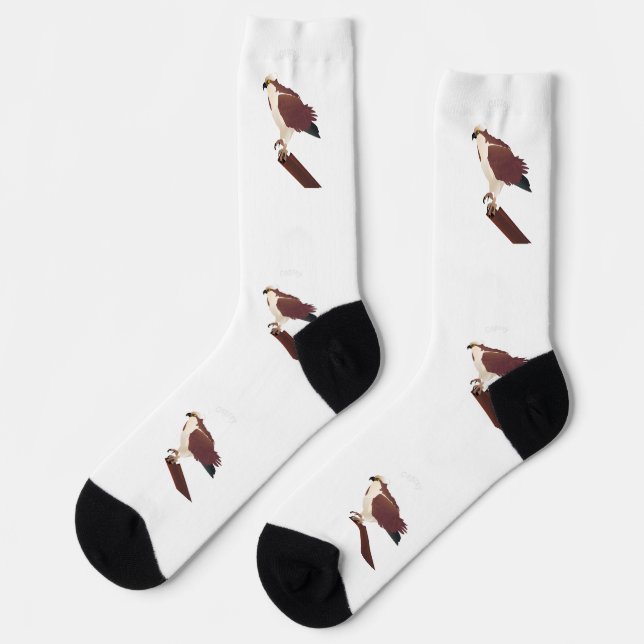 Chaussette Balbuzard Faucon Raptor Thunder_Cove (Gauche)