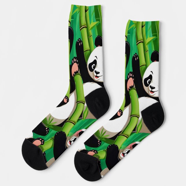 Chaussette Bamboo Panda (Gauche)