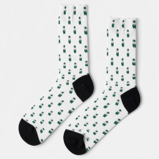 Chaussette Bande Marche Clarinet Rabbit Vert Or