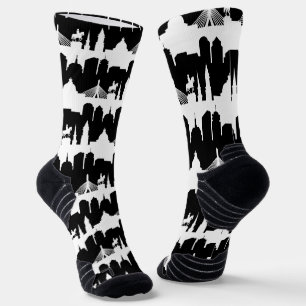 Chaussette Bande Skyline de Boston