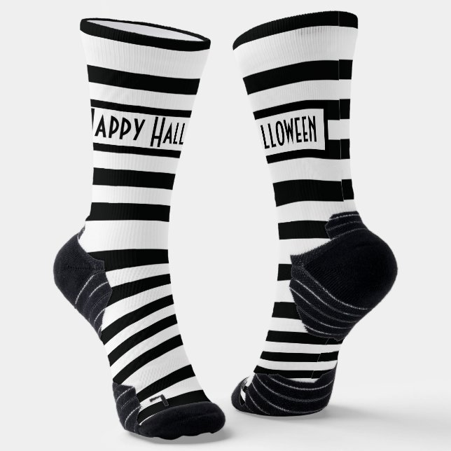Chaussette Bandes d'Halloween (Angulaire)