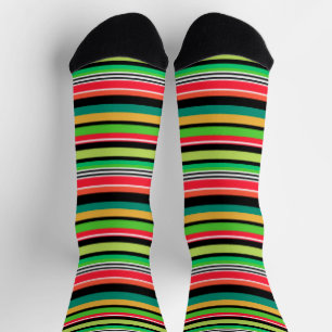Chaussette Bandes douces et colorées