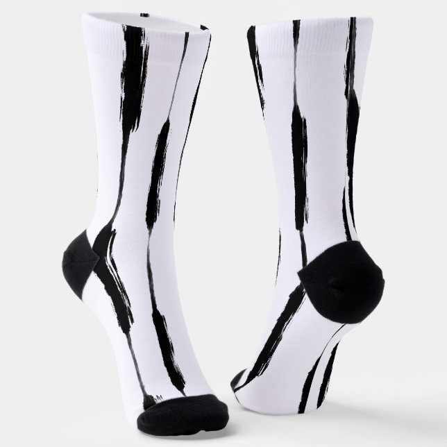 Chaussette Bandes encrées (Angulaire)