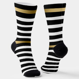 Chaussette Bandes Gold et Black