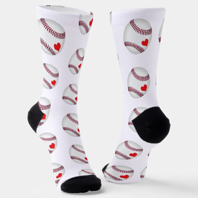 Chaussette Baseball Love (Angulaire)