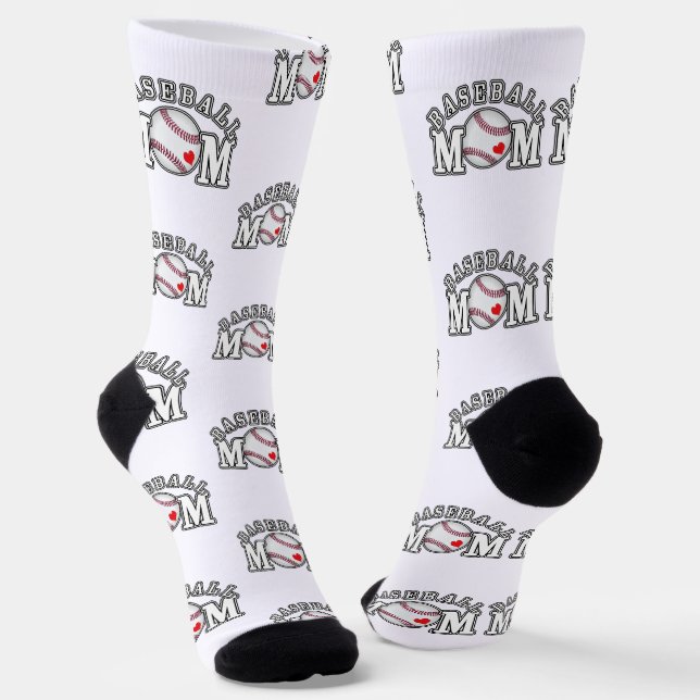 Chaussette Baseball Mom (Angulaire)