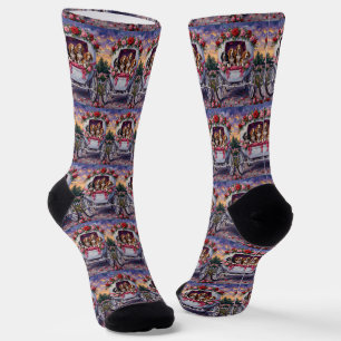 Chaussette Basset Hound Saint-Valentin