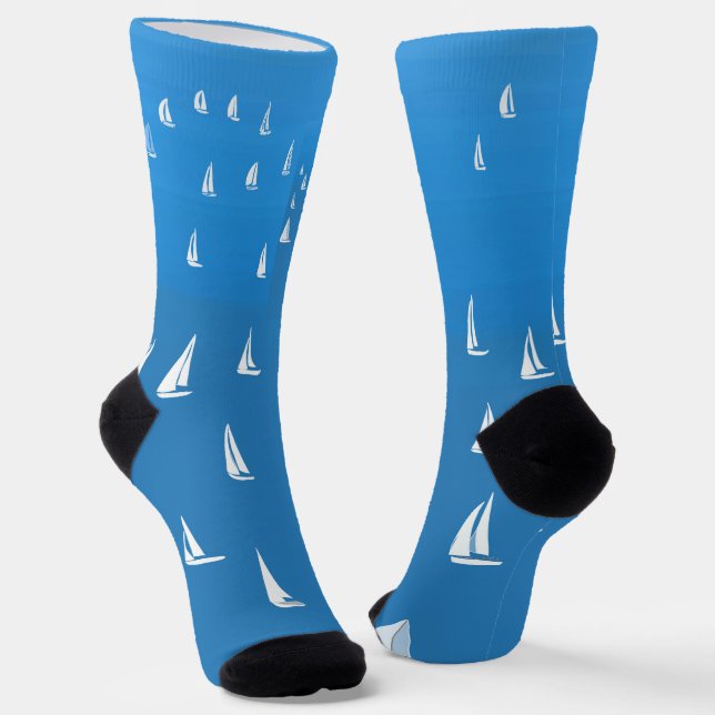 Chaussette Bateaux à voile en mer bleu profond - Regatta Bate (Angulaire)