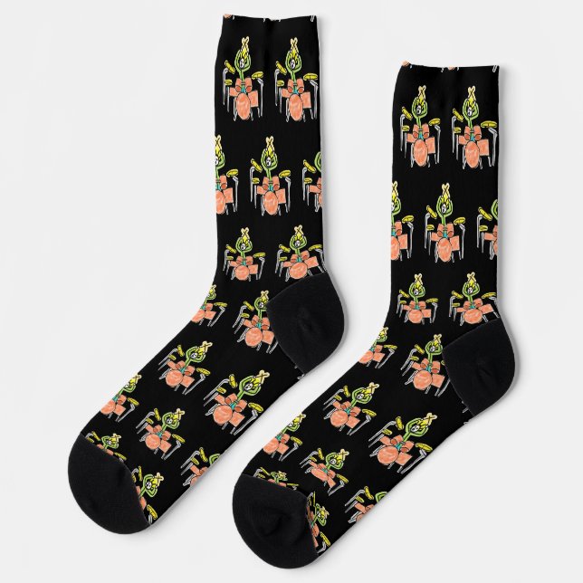 Chaussette Bâtonniste en train de frapper (Gauche)