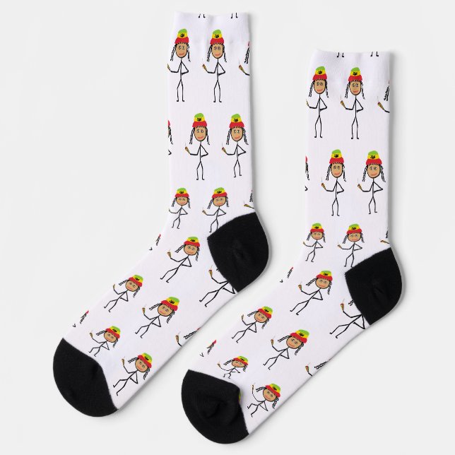 Chaussette Bâtonniste Rasta (Gauche)