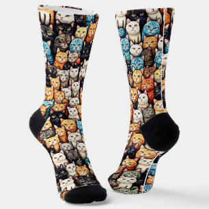 Chaussette Beaucoup de chats