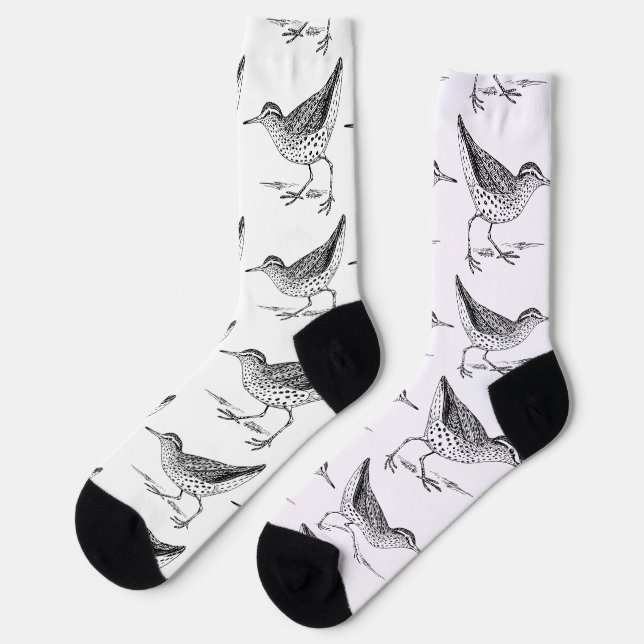 Chaussette Bécasseau Oiseau de Rivage Thunder_Cove (Gauche)