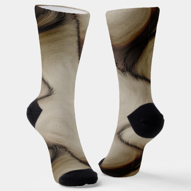 Chaussette Belle abstraction laisse une impression durable (Angulaire)