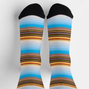 Chaussette Belles rayures colorées modernes