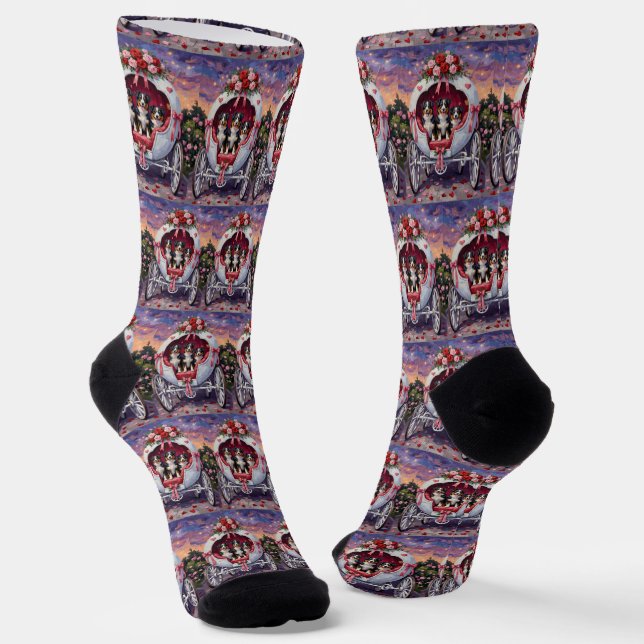 Chaussette Berger Australien de la Saint-Valentin  (Angulaire)