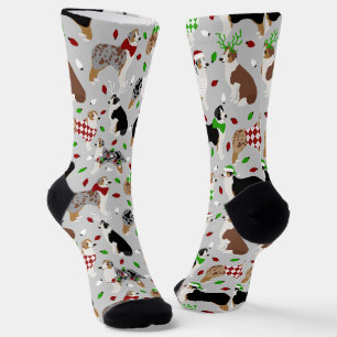 Chaussette Berger australien de Noël