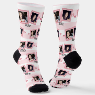Chaussette BFF Rose Deux Chaussettes Photo
