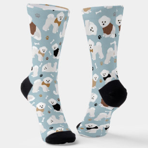 Chaussette Bichon Frise Bones and Paws Chaussettes
