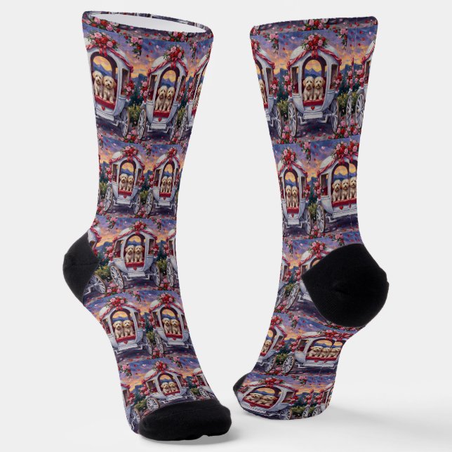 Chaussette Bichon Frise Saint-Valentin (Angulaire)