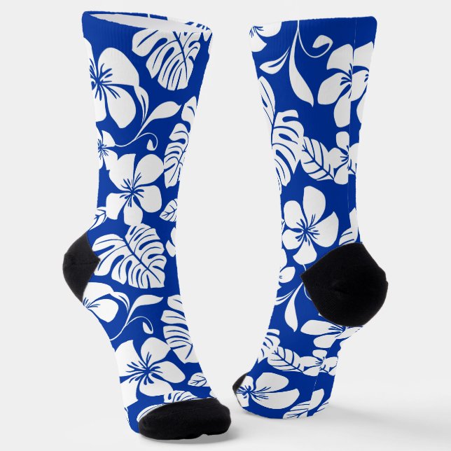 CHAUSSETTE BIKINI ROSE (BLEU ROYAL) (Angulaire)