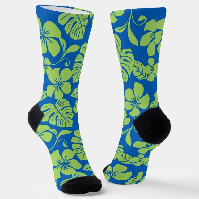 CHAUSSETTE BIKINI ROSE (BLEU/VERT) (Angulaire)