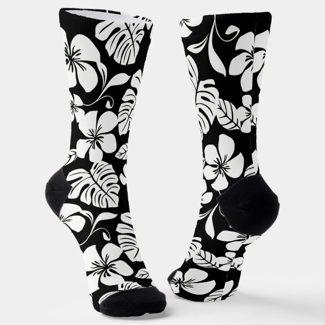 CHAUSSETTE BIKINI ROSE (NOIR) (Angulaire)