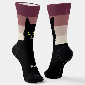 Chaussette Black Cat Socks Gift for Cat Lovers - Many Colors