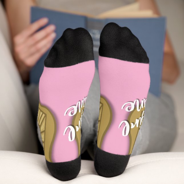 Chaussette Black Girl aime Jane Chaussettes (Fond)
