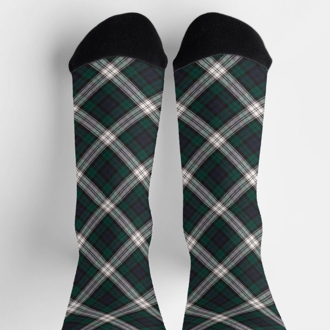 Chaussette Black Watch Robe Moderne Tartan Écossais Original (Haut)