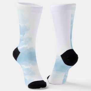 Chaussette Bleu et bleu clair