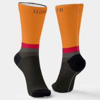 Bloc de couleur noir gris rose orange personnalisé