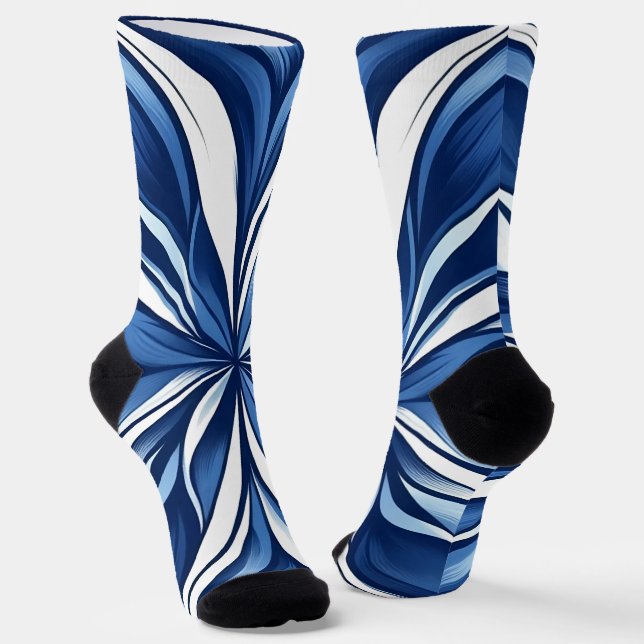 Chaussette Blue Bliss Fleurs Bio (Angulaire)