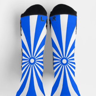 Chaussette Blue Burst Energy Pattern Socks