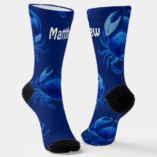 Chaussette Blue Crab Crew Socks
