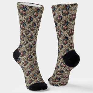 Chaussette Blue Moon Grimoire - Gothique Victorien Delirium