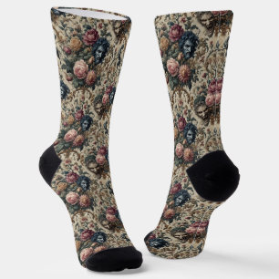 Chaussette Blue Moon Grimoire - Tapisserie victorienne gothiq