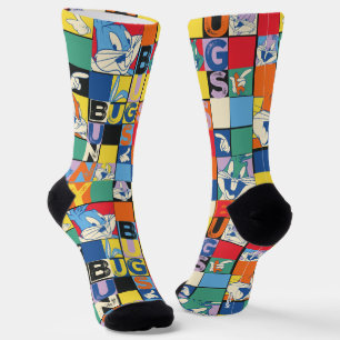 Chaussette BOGS BUNNY™ Nom coloré et Vérificateur de visage