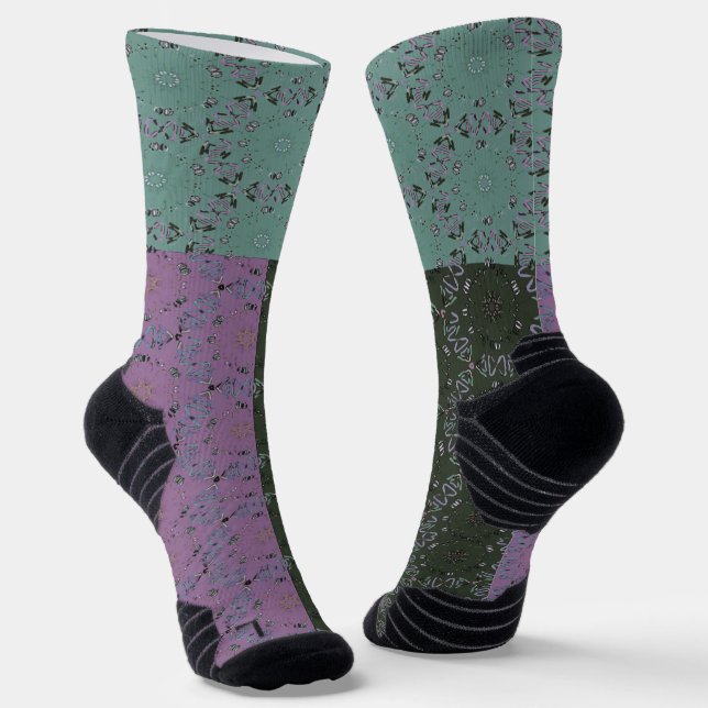 Chaussette Bohème chic déco (Angulaire)