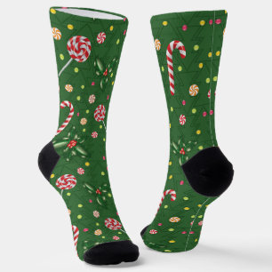 Chaussette Bonbon à la menthe