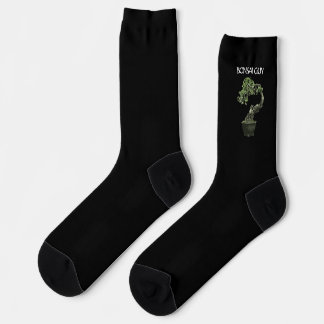 Chaussette Bonsai guy drôle de citation pour amateurs de bons
