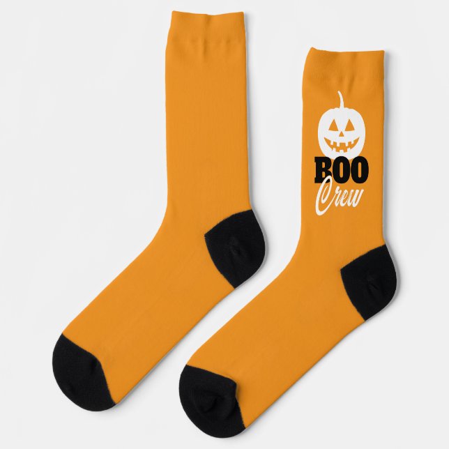 Chaussette BOO CREW Halloween unisex socks (Gauche)