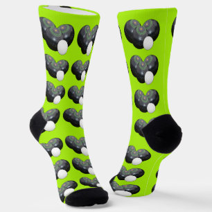 Chaussette Boules de pelouse vert citron, Chaussettes