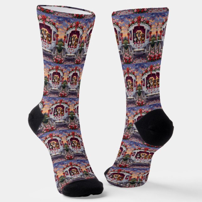 Chaussette Boxer Saint-Valentin  (Angulaire)