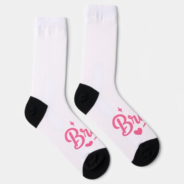 Chaussette Bride Neon rose (Droite)