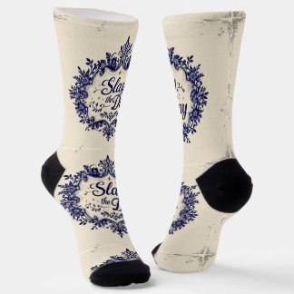 Chaussette Bright Socks Art Motivationnel Détruisez La Journé