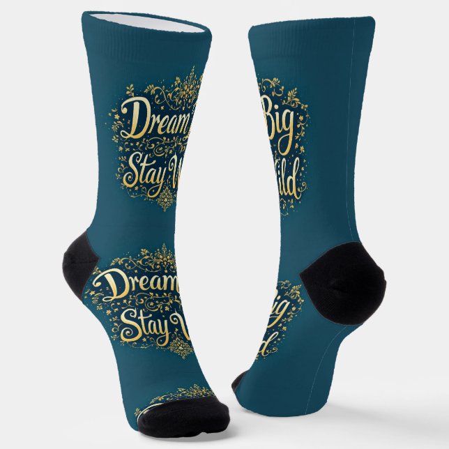 Chaussette Bright Socks Dream Big Stay Wild 0044006 (Angulaire)