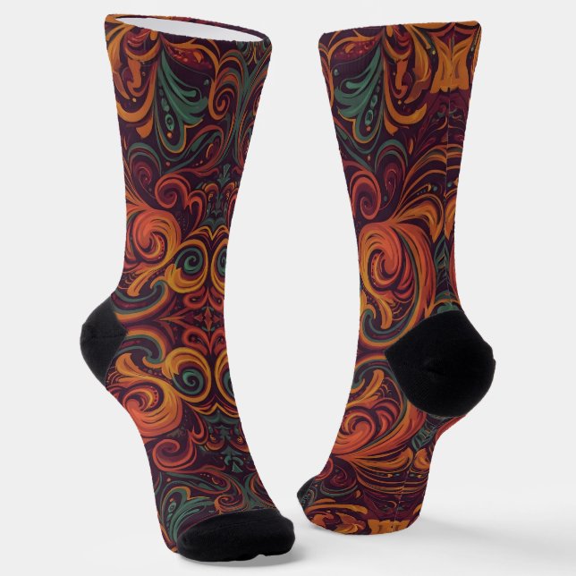 Chaussette Bright Socks Elaborate Seamless Patterns 0039327 (Angulaire)
