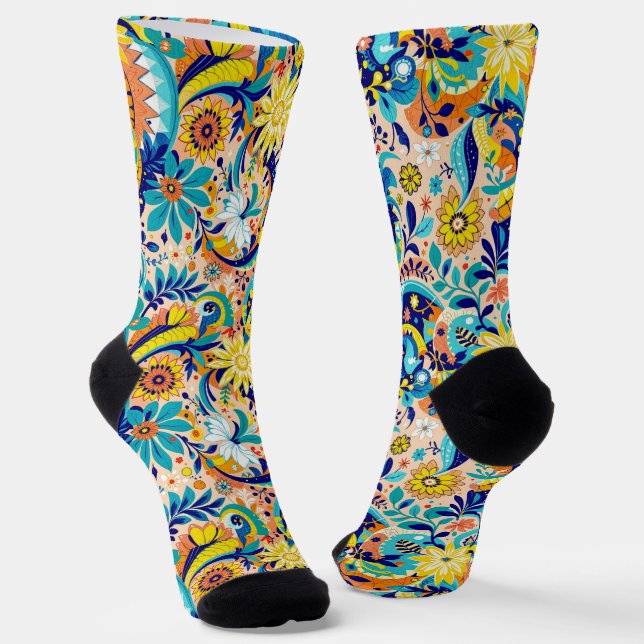 Chaussette Bright Socks Elaborate Seamless Patterns 0039358 (Angulaire)