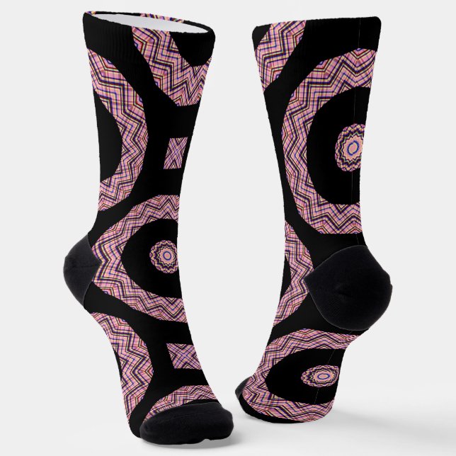 Chaussette Bright Socks Fractal Seamless Patterns 0042010 (Angulaire)