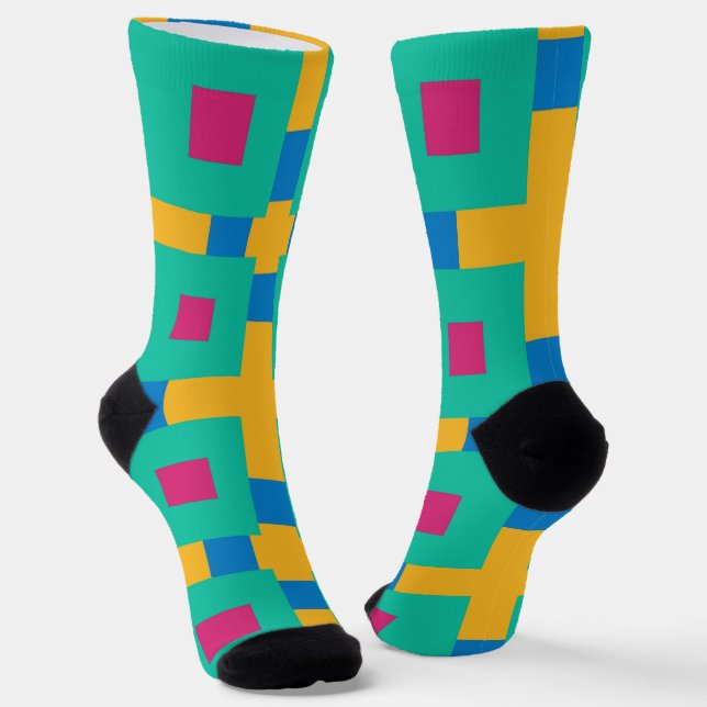 Chaussette Bright Socks Fractal Seamless Patterns 0042025 (Angulaire)